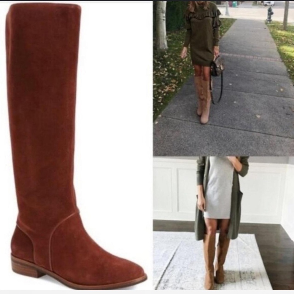 UGG | Delay Tall Mahogany Suede Boots